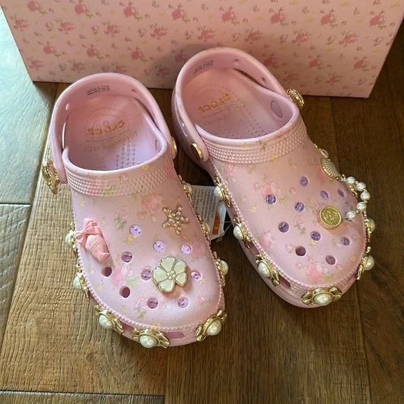 LoveShackFancy x Crocs Classic Platform Clog size 5 - Picture 1 of 5